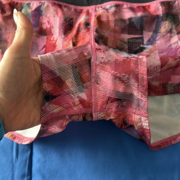 Lululemon Speed Up Short *2.5" Sun Dazed Multi Pink / Super Dark Sz 8! - Picture 5 of 12